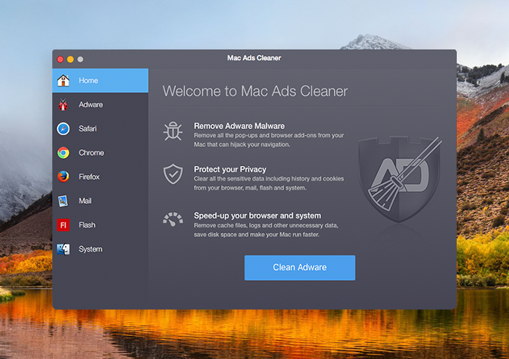 mac cleaner popup removal